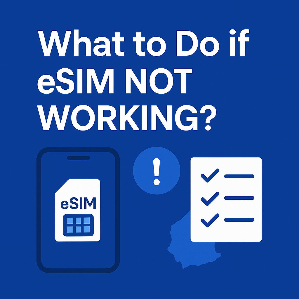 eSIM Not Working? 5 Steps to Solve Problems.